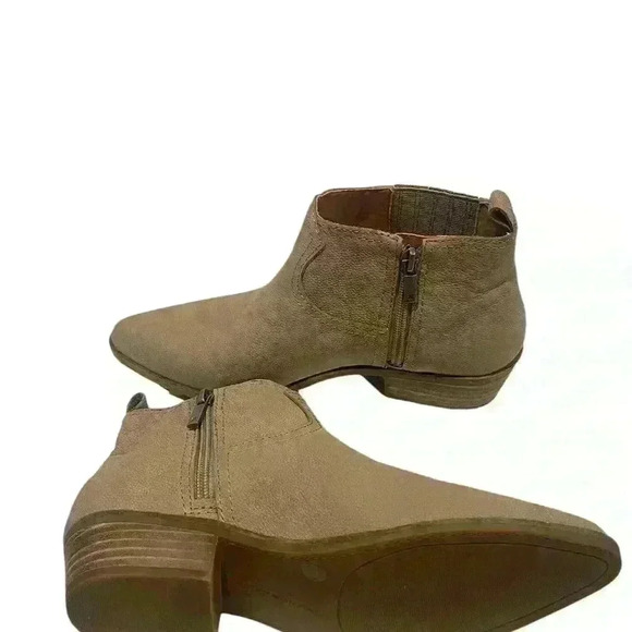 Lucky Brand Hikalli Women’s  Dark Mushroom  Grey Booties Size 8/38.5M - Picture 4 of 16